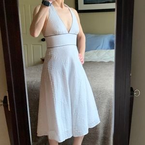 Seersucker halter dress